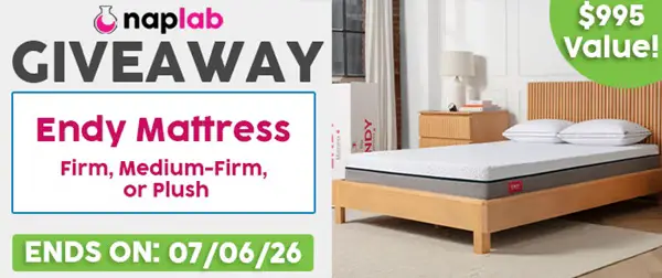 Win Endy Mattress June 2026 Giveaway