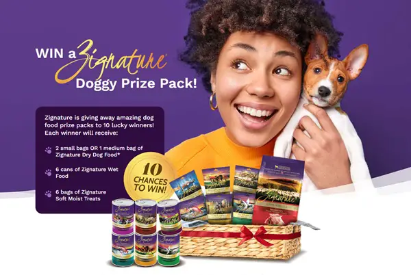 Win Animal Wellness Magazine: Zignature Doggy Prize Pack Giveaway