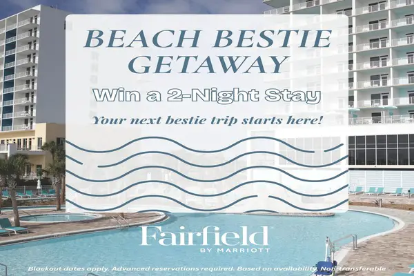 Win Fairfield Inn & Suites: Beach Bestie Getaway Giveaway