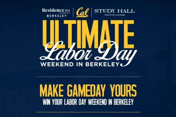 Win 2026 Cal Residence Inn Ultimate Labor Day Weekend In Berkeley Sweepstakes