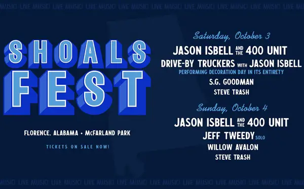 Win Ticket to Shoals Fest 2026 Sweepstakes