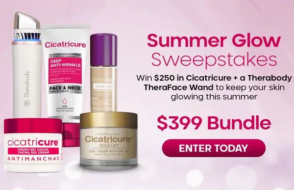 Win Cicatricure Summer Glow Sweepstakes
