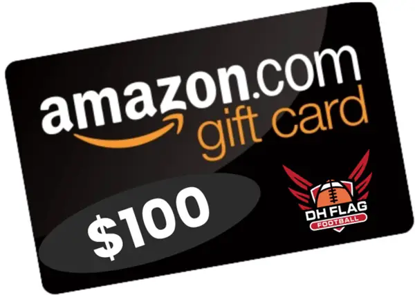 Win DH Flag Football $100 Amazon Gift Card Giveaway