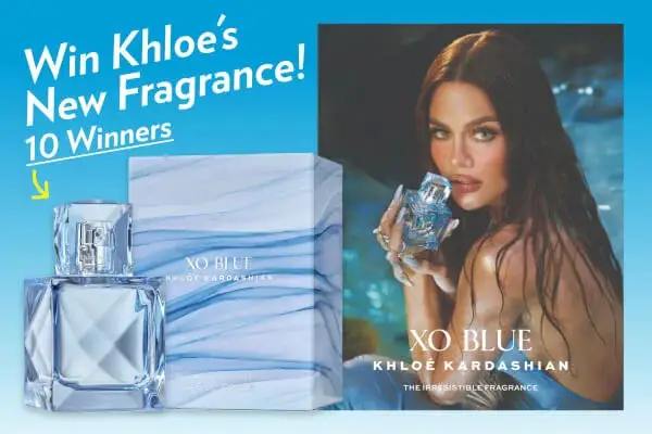 Win Khloé Kardashian's Brand-New Fragrance, XO Blue Sweepstakes