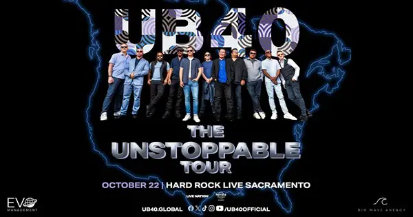 Win Tickets To See UB40 Coming October 22 To Hard Rock Live Sacramento Sweepstakes