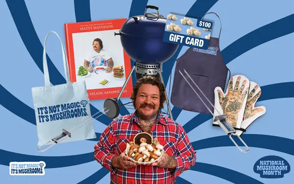Win 2026 National Mushroom Month: Ultimate Grilling Sweepstakes