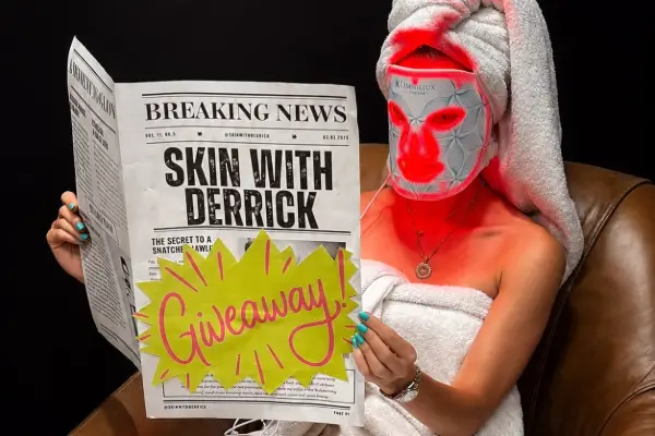 Win Skin With Derrick: Red Light Face Mask Giveaway