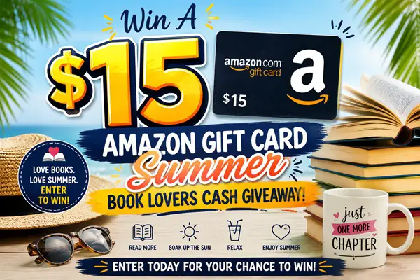 Win A $15 Amazon Gift Card Summer Book Lovers Cash Giveaway