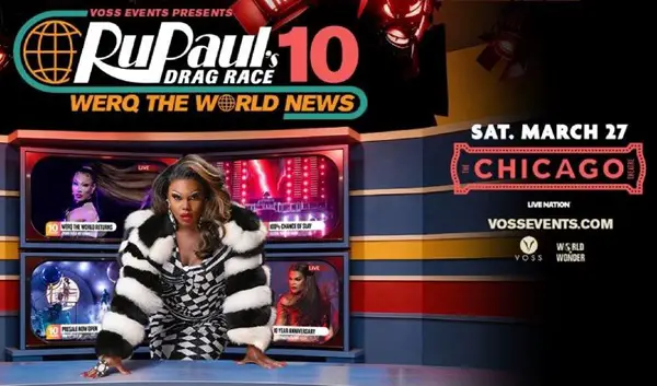 Win Tickets to Rupaul's Drag Race Werq the World 2027 Tour Sweepstakes