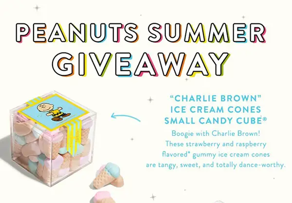 Win Sugarfina: Peanuts Summer Giveaway