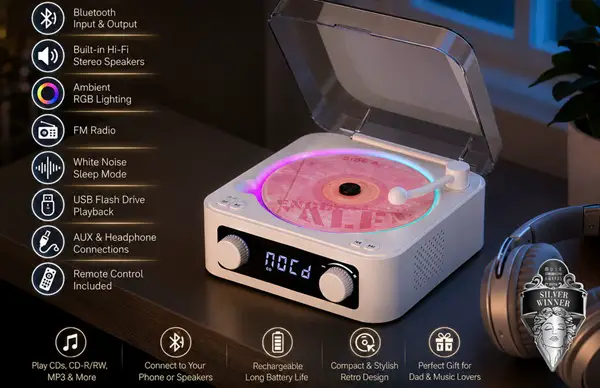 Win A Retro Portable CD Player Giveaway