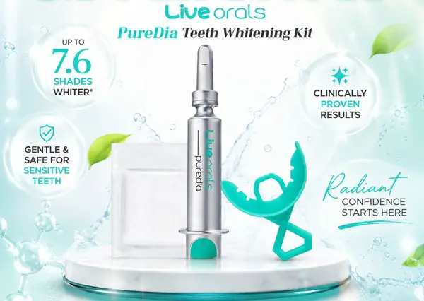 Win The Live Orals PureDia Teeth Whitening Kit Giveaway