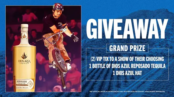 Win 2026 Nitro Circus x Dios Azul Sweepstakes