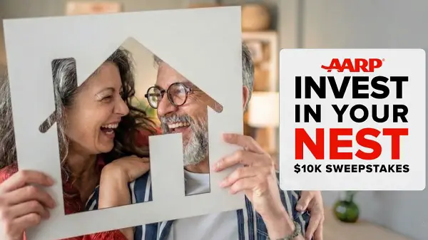 AARP Invest in Your Nest $10,000 Sweepstakes – Win $10,000 for Home Improvements!