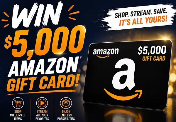 Amazon Haul Sweepstakes: Win $5,000 Amazon Gift Card!