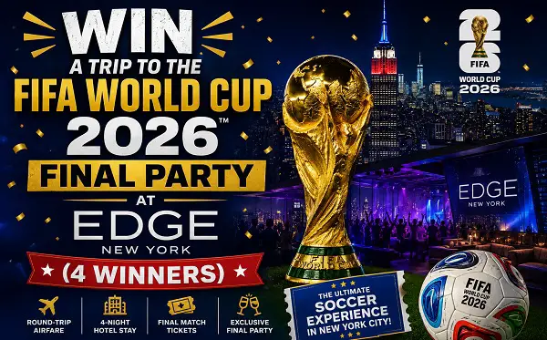 American Airlines FIFA World Cup 2026 Final Party Sweepstakes – Win a VIP NYC Trip!