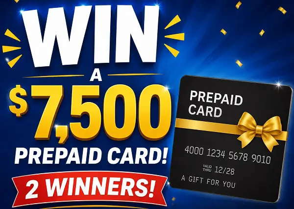 American Red Cross June 2026 Sweepstakes: Win a $7,500 Prepaid Card! (2 Winners)