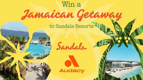 Audacy Sandals Flyaway Sweepstakes: Win a Sandals Resort Getaway in Jamaica