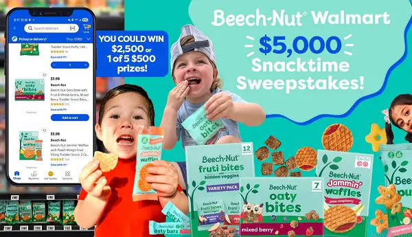 Beech-Nut Walmart Sweepstakes 2026: Win Up to $2,500 Walmart eGift Card