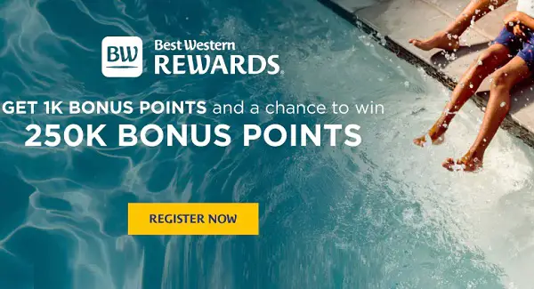 Win 250,000 Best Western Rewards Points! (50 Winners)