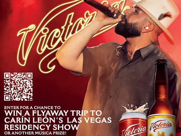 Victoria Las Vegas Musica Sweepstakes – Win a Trip to See Carin León in Las Vegas