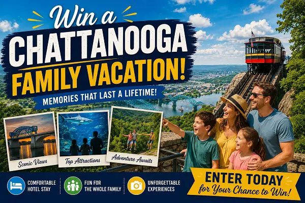 Sunbelt Bakery Chattanooga Vacation Giveaway – Win a Family Trip to Tennessee