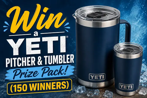 Cointreau Summer Sweepstakes – Win a YETI Pitcher & Tumbler Prize Pack! (150 Winners)