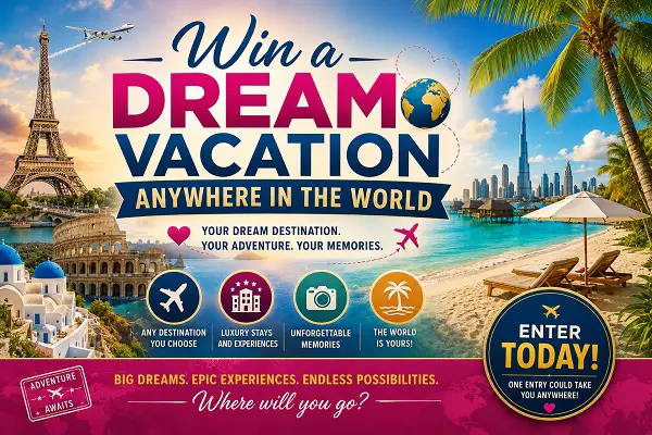 Dairy Queen Go for the Globe Sweepstakes 2026 – Win World Trip for Two