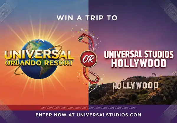 Fandango Universal Dream Escape Sweepstakes – Win a Family Trip to Universal Orlando or Hollywood!