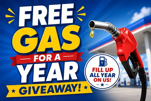 Free Gas for a Year Giveaway – Win Free Fuel Rewards! (10 Winners)