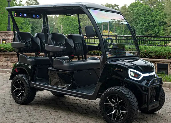 Win a 2027 E-Z-GO Liberty 4F Golf Cart!