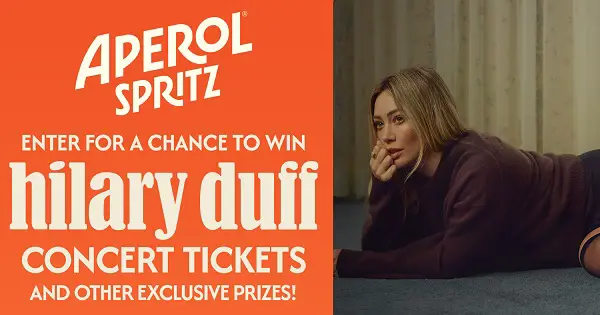 Win Hilary Duff Concert Tickets and a $200 Uber Gift Card! (30 Winners)