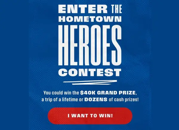 Hometown Heroes Contest: Win $40,000 Cash + NYC Holiday Trip!