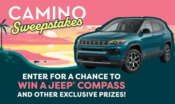KIVA Camino Summer Sweepstakes – Win a Jeep Compass or $30,000 Cash