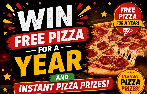Miller Lite Pizza On Us Giveaway – Win Free Pizza for a Year + Instant Prizes