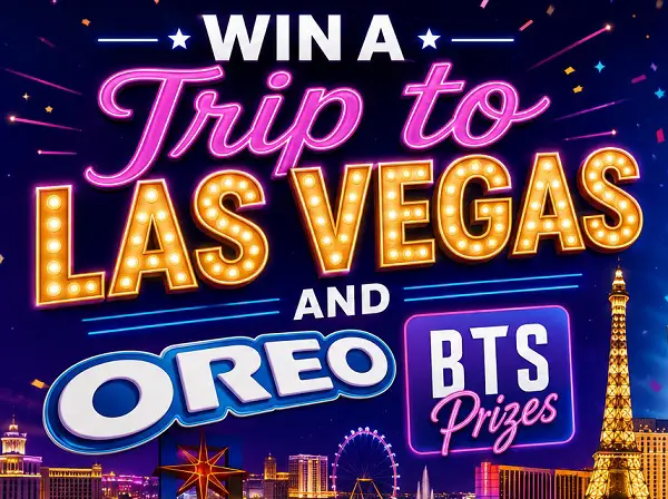 OREO Love Letter Sweepstakes – Win a Trip to Las Vegas and BTS Prizes!