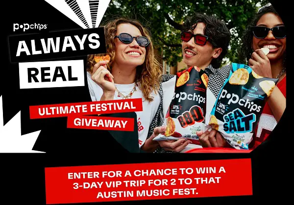 POPCHIPS Summer Sweepstakes – Win a Trip to Austin City Limits Music Festival 2026