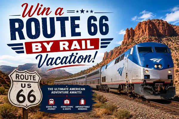 Win a Route 66 by Rail Vacation from Chicago to Los Angeles!