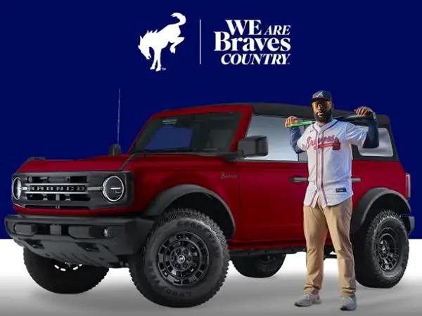 Braves Country Sweepstakes: Win a Ford Bronco Big Bend SUV!