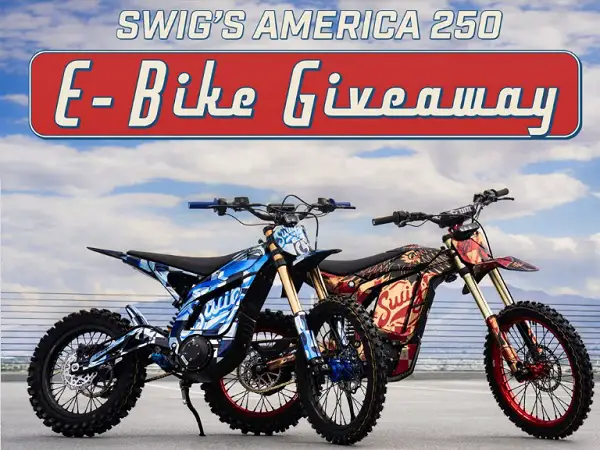 Swig Electric Motorcycle Sweepstakes: Win a Tork Pro Sport or ReRode R1+ Electric Motorcycle!