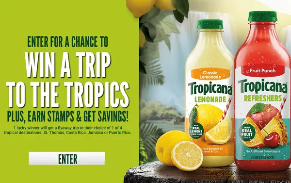 Passport to Tropics Sweepstakes: Win a Tropical Vacation Getaway