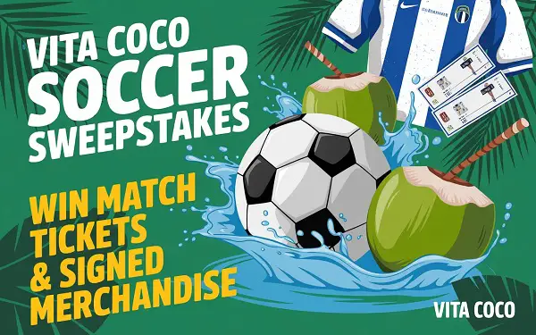 Vita Regional Coco Soccer Sweepstakes – Win Match Tickets & Signed Merchandise!