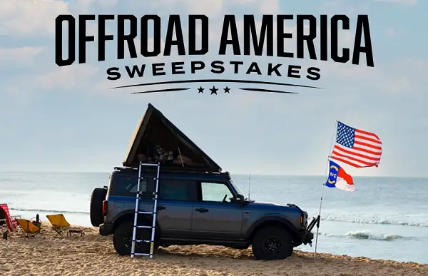 Winston Offroad America Sweepstakes 2026 – Win a Custom Ford Bronco + $20,000 Cash