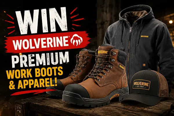 Wolverine USA-Built Sweepstakes 2026 – Win Premium Work Boots & Apparel!