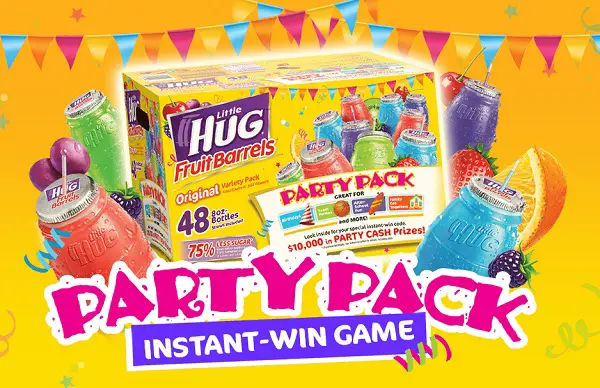 Little Hug, Big Party Instant-Win Game & Sweepstakes