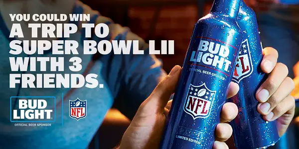 Bud Light NFL 2017 Friendship Sweepstakes