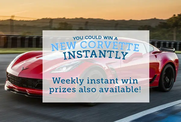 Chevrolet Corvette Grand Sport Instant Win Sweepstakes