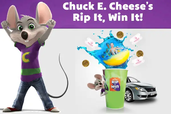 Chuck E. Cheese’s Rip It, Win It Instant Win Game 2018