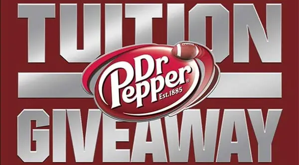 Dr Pepper Tuition Giveaway 2019