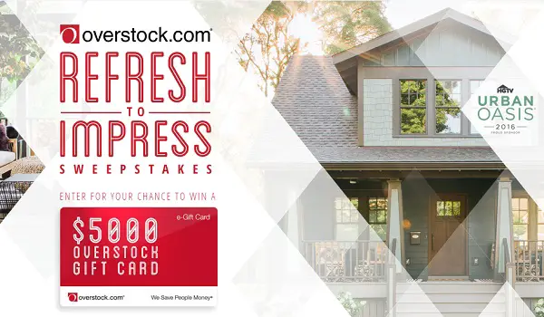 HGTV.com Refresh to Impress Sweepstakes